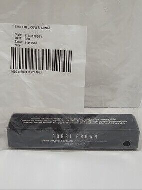NWT Bobbi Brown Skin Full Cover Concealer in Espresso